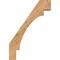 Ekena Millwork 5 1/2"W x 28"D x 40"H Merced Smooth Knee Brace, Western Red Cedar BRC06X28X40MRC00SWR - alternate 4